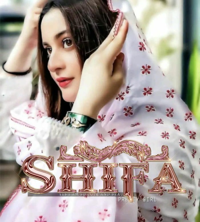 Gentle shifa name dp soft pink theme