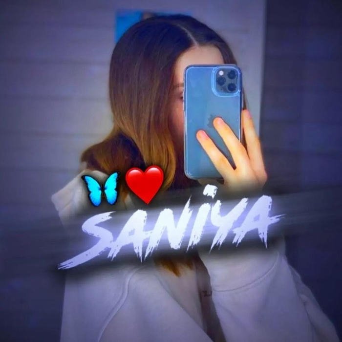 Girl soft saniya name dp beauty