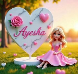 Long hair ayesha name dp elegant look