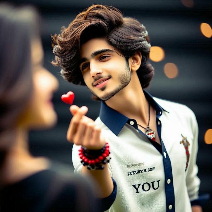 Love dp for boys romantic couple looking at each other