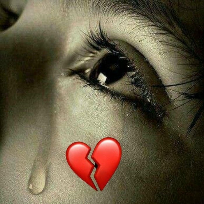 Love failure images eye crying tear broken heart reflection