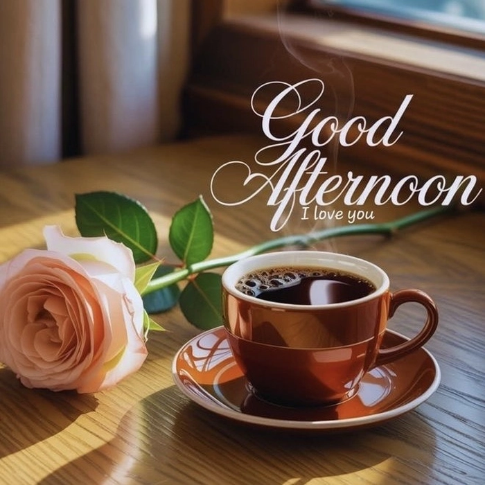 Lovely good afternoon images love with touching messages