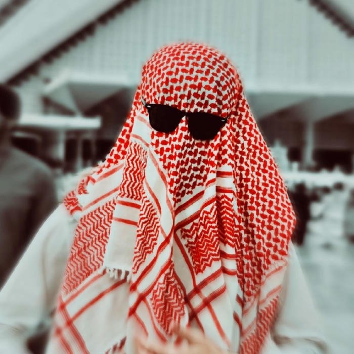 Muslim boys dp cool guy with sunglasses and headscarf