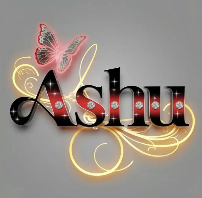 Neon tears fall from Ashu name dp soul