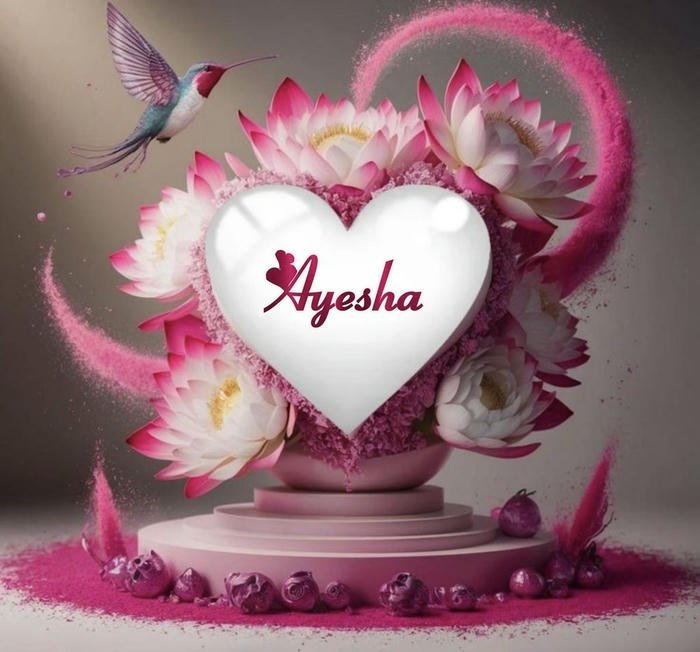 Night portrait ayesha name dp silent emotion