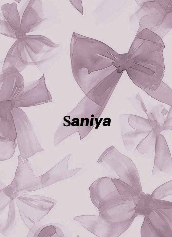 Peaceful blue saniya name dp tone