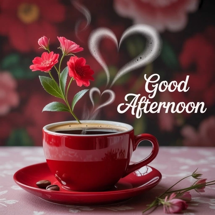 Romantic good afternoon images love with peaceful vibes