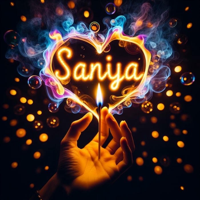 Royal heart saniya name dp girl