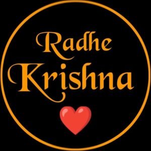 Sacred beauty in krishna name dp