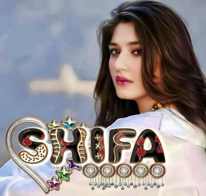 Soft shifa name dp pastel girl vibe