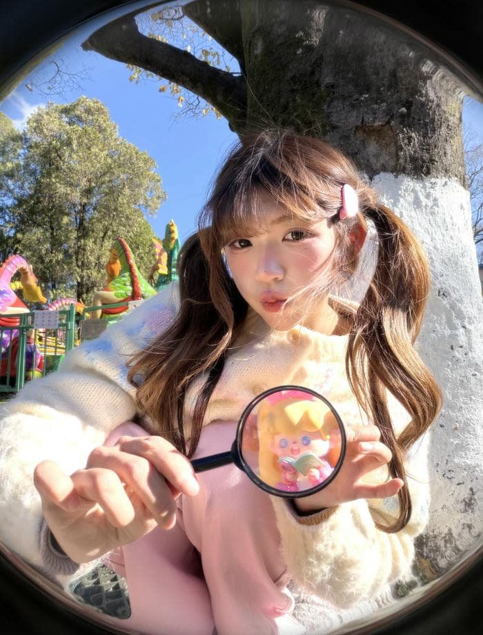 Stylish cute girl pic dp simple look