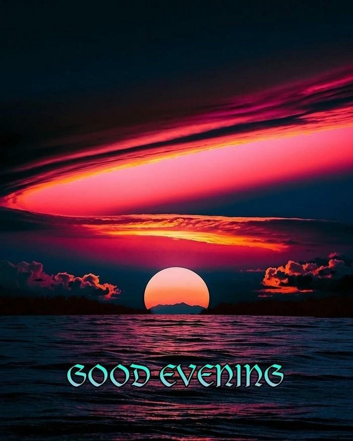 Sunset view from balcony purple sky ocean landscape scenery