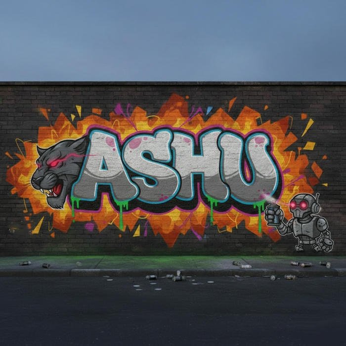 Twilight flames surround the Ashu name dp soul