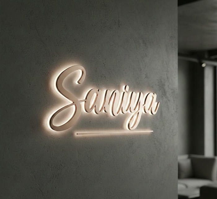 Warm smile saniya name dp portrait