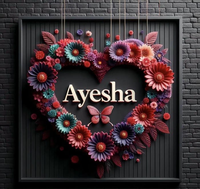 Winter coat ayesha name dp cozy mood