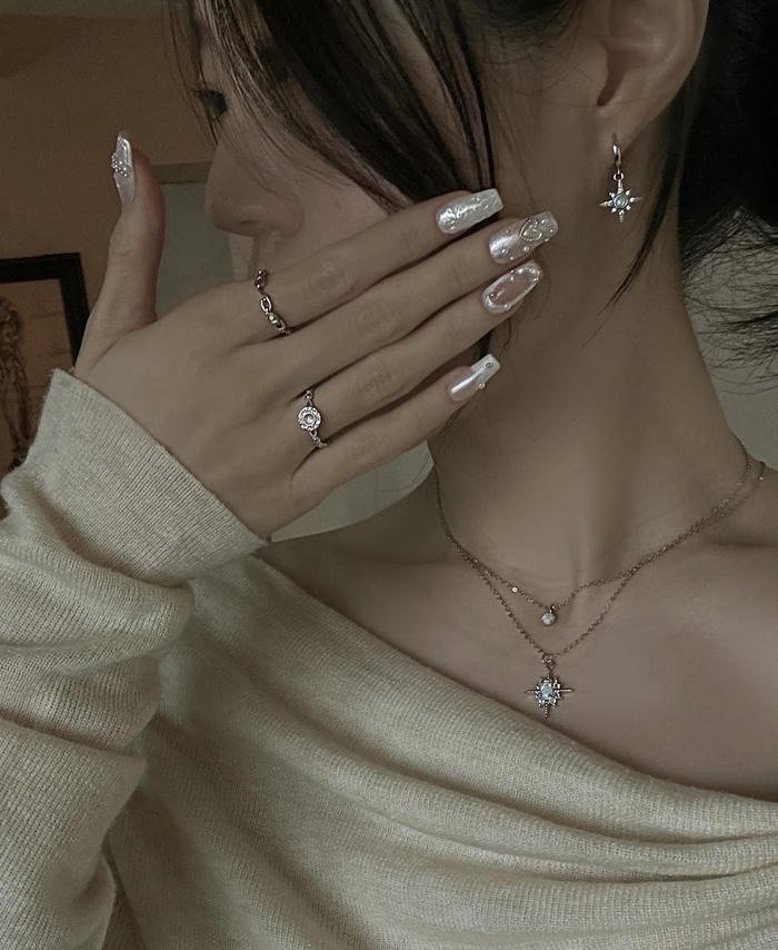 a gentle glow around girl earrings dp