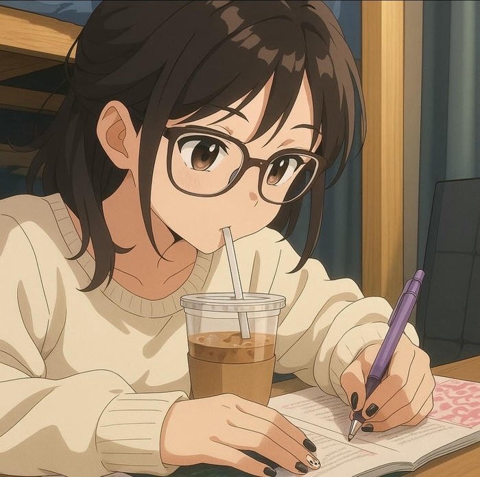 academic focus study girl dp cute