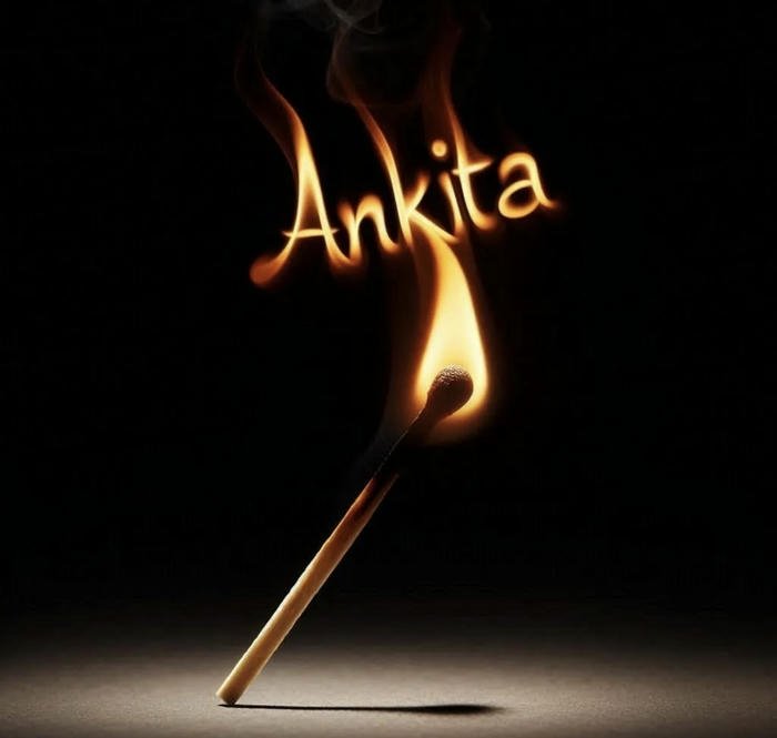 ankita name dp with charming smile