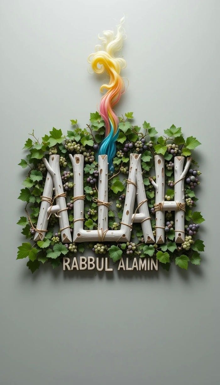 calm hope in allah name dp