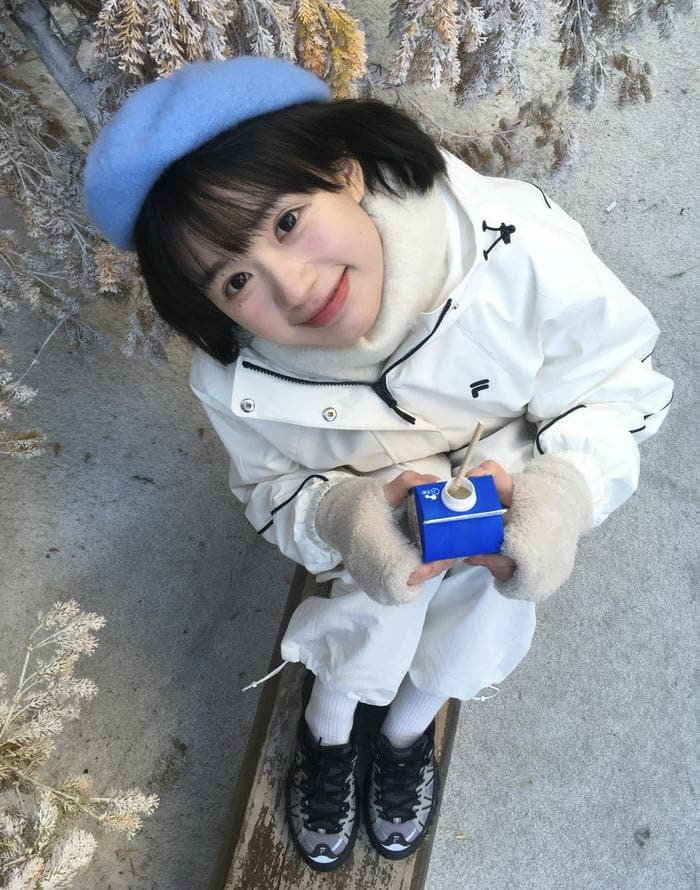 calm laughter surrounds the happy girl dp