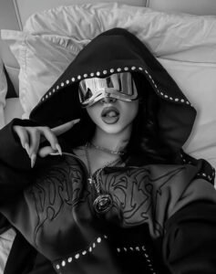 chaotic beauty defines crazy girl dp today