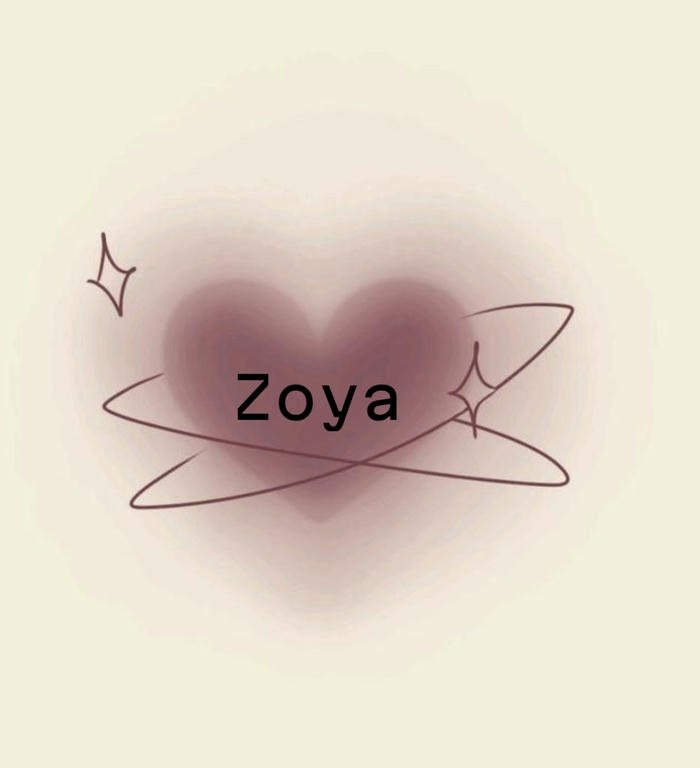 clean design zoya name dp avatar