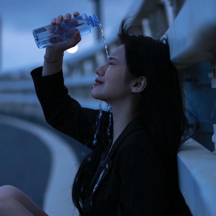 cold stare sad dp girls portrait