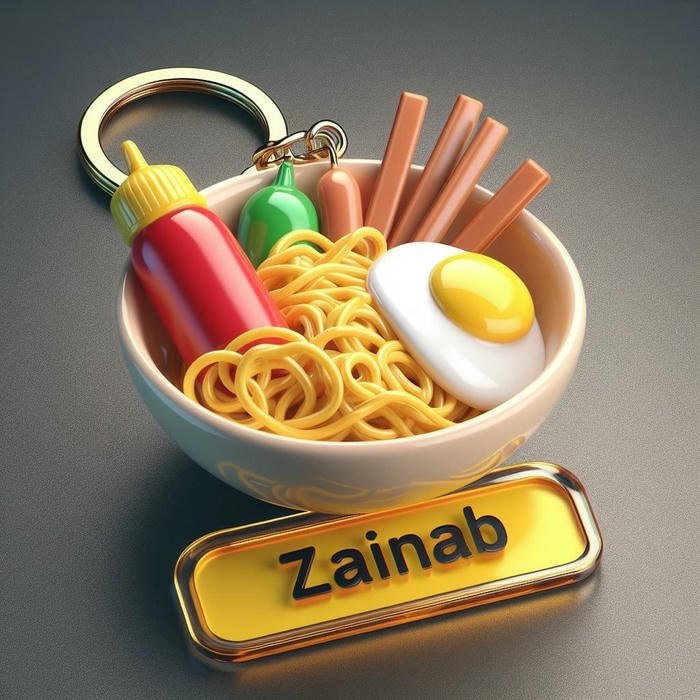 cute minimal zainab name dp avatar