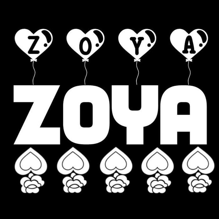 cute modern zoya name dp avatar