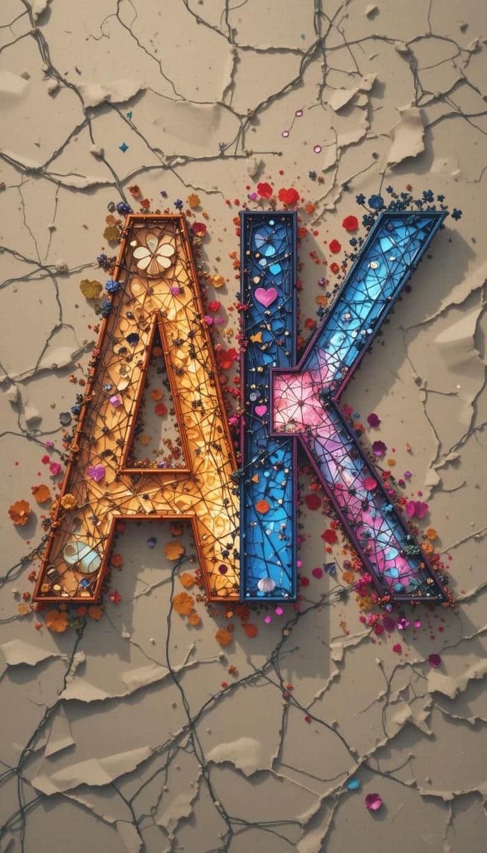 cute princess ak name dp with royal touch