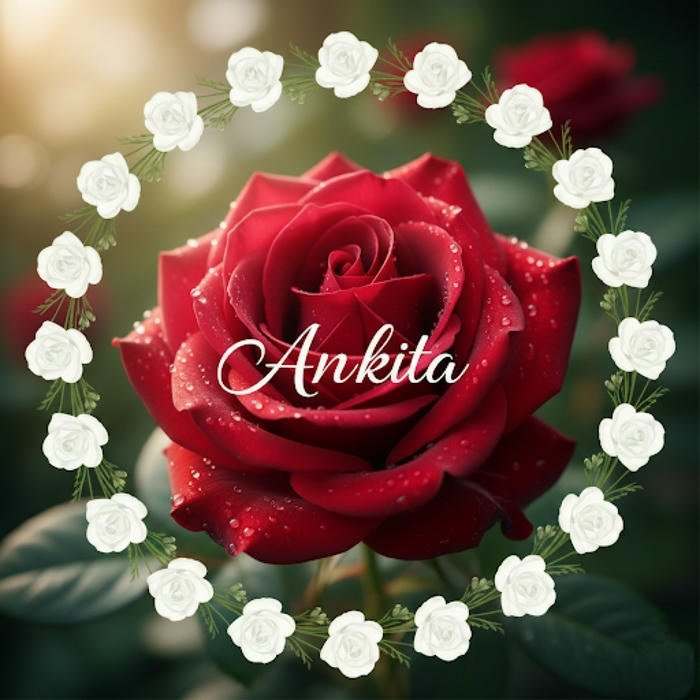 cute vibes ankita name dp spread happiness