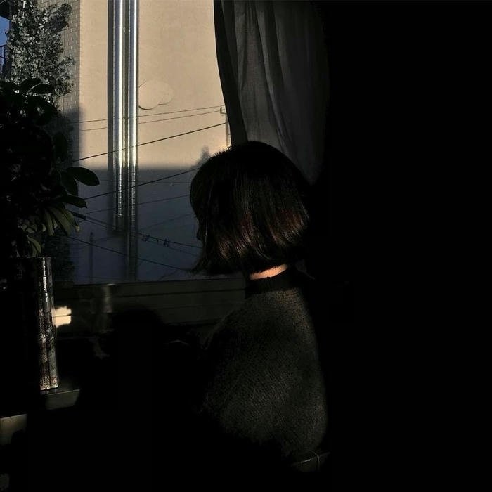 dark poetry shadow girl dp aesthetic