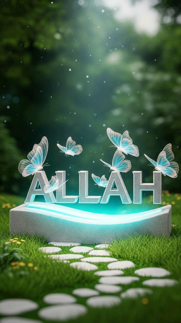 divine comfort through allah name dp