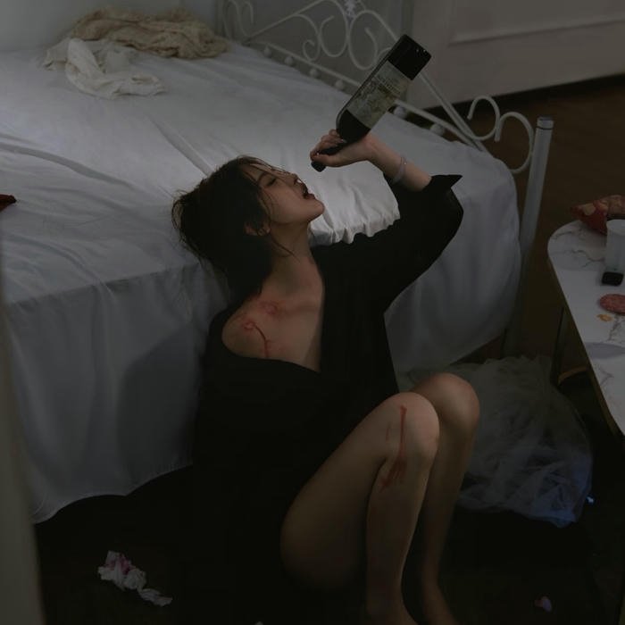 dp girls sad with soft tears