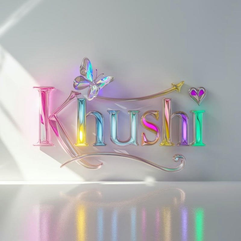 dreamy pastel alphabet khushi name dp