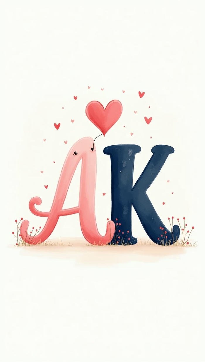 elegant beauty ak name dp in every frame