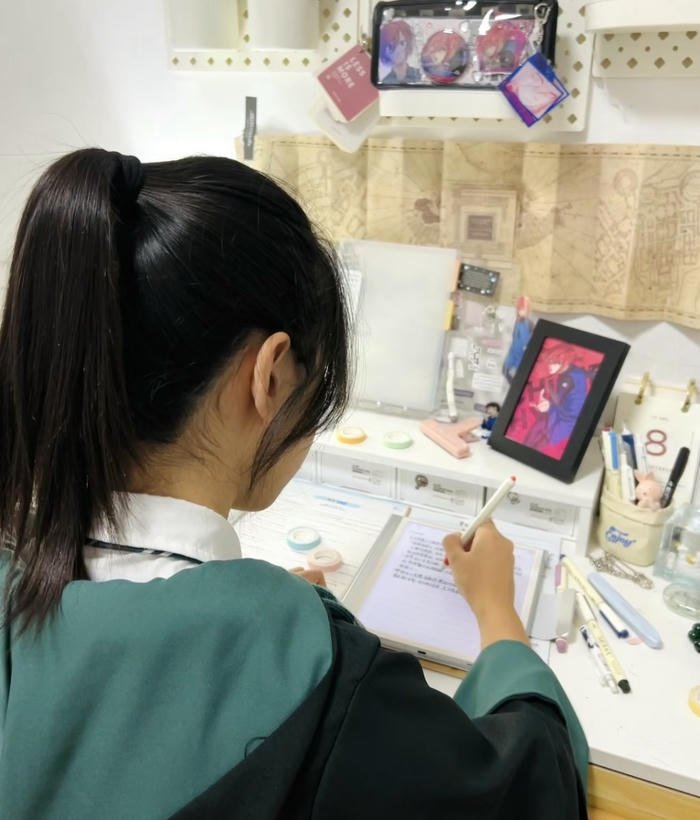 exam season study girl dp focus