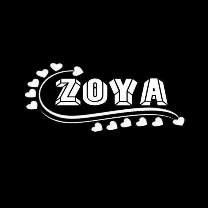 feminine aura zoya name dp style