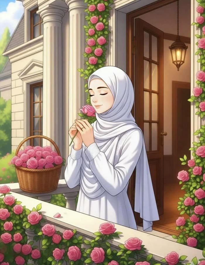 gentle glow ramadan dp for girls