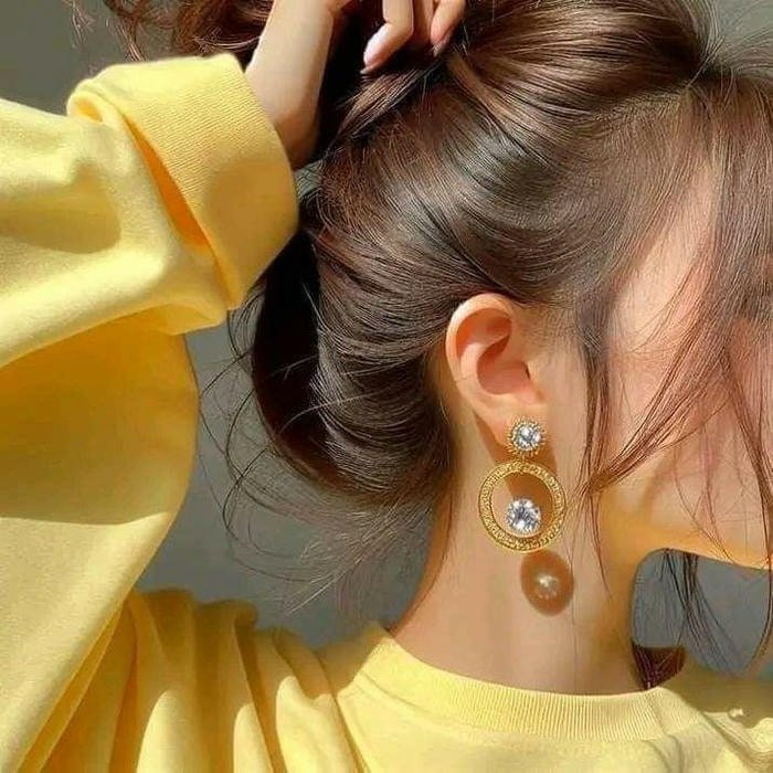 girl earrings dp whispers beauty through tiny jewels