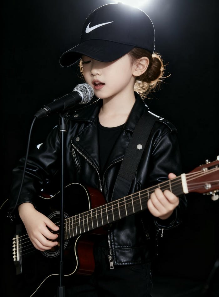 guitar girl dp soft indie music vibe