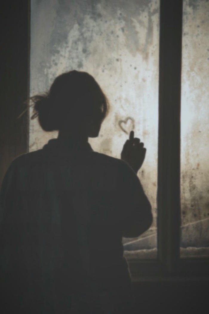 hidden emotions shadow girl dp vibe