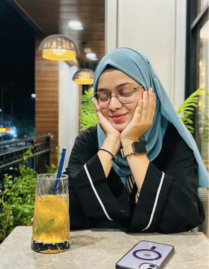 holy light aura ramadan dp for girls