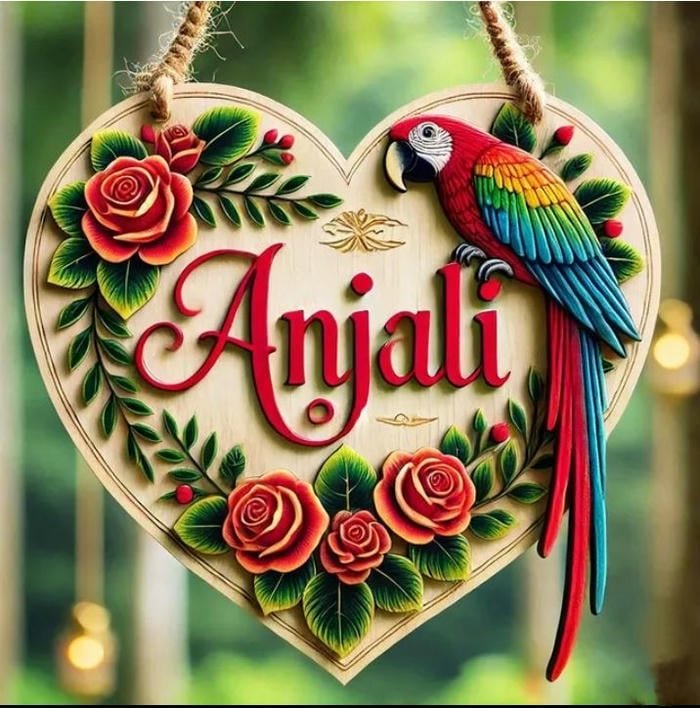 magic appears whenever anjali name dp smiles