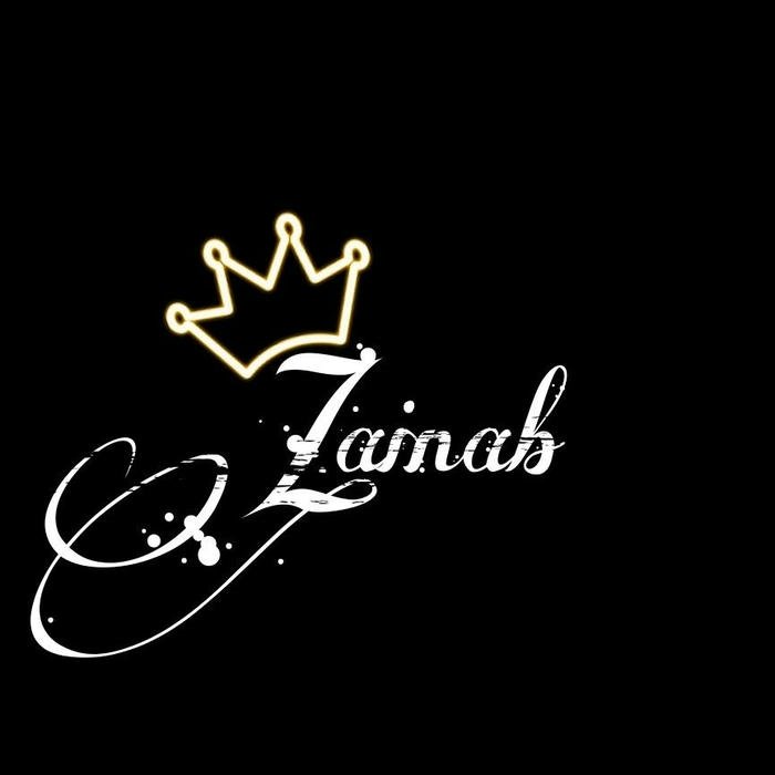 minimal art zainab name dp profile