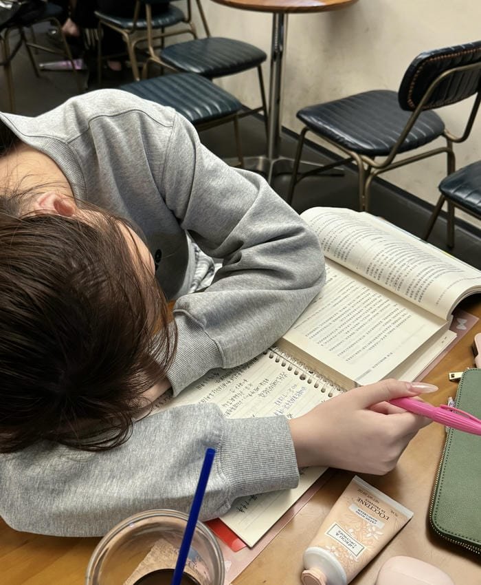 minimal workspace study girl dp snap