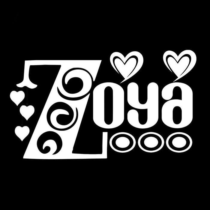 modern vibe zoya name dp design