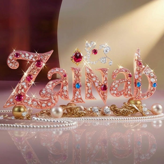 pastel vibe zainab name dp avatar