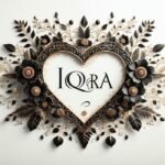 peaceful aura lives around iqra name dp