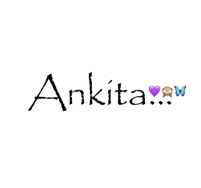 pic glow on ankita name dp